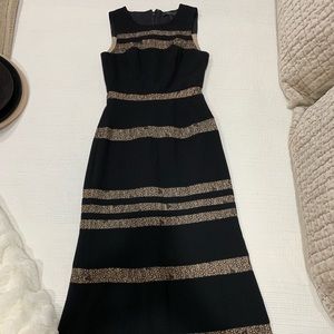 BCBG Black and Lace Gown